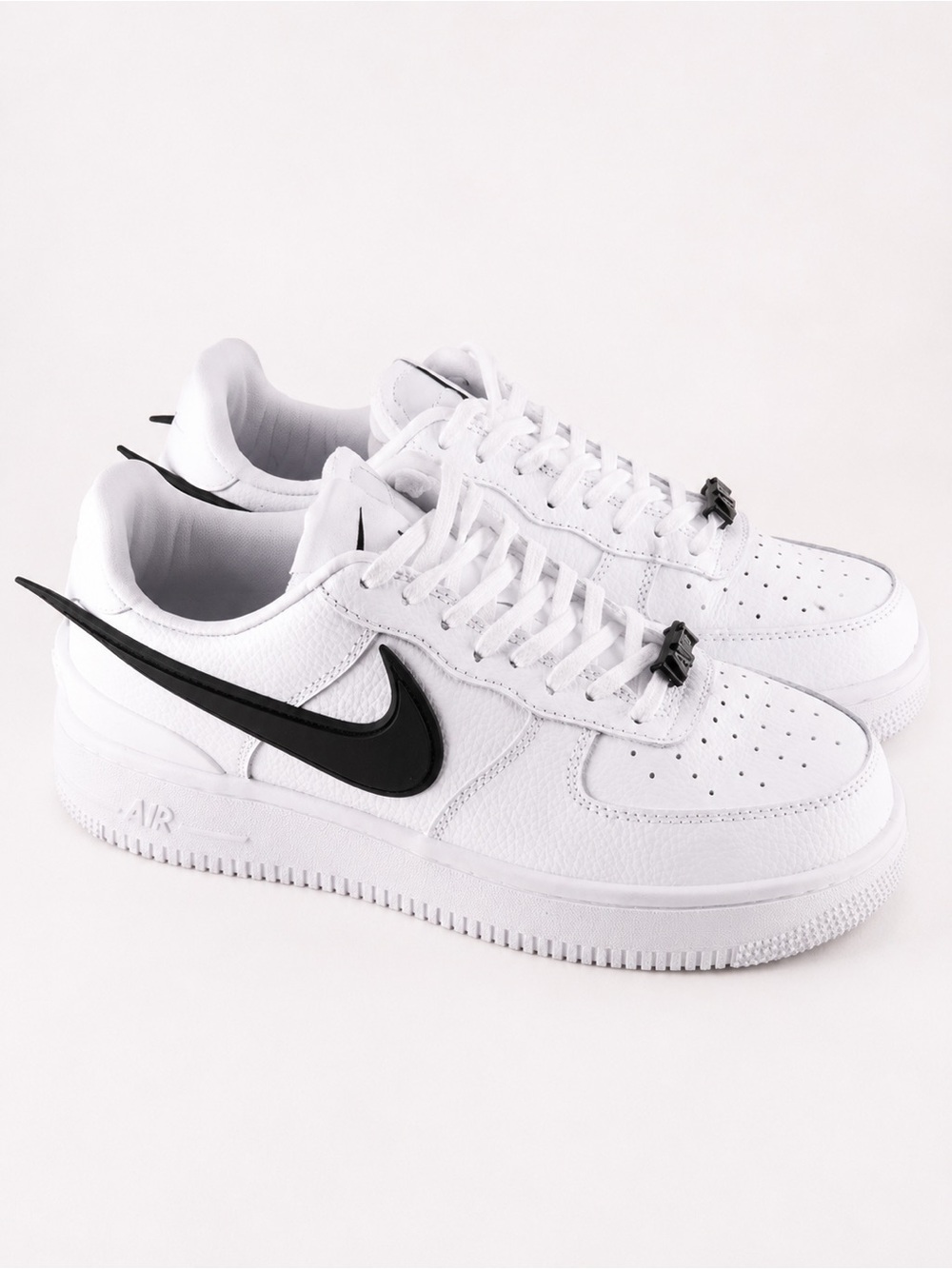 Size 8M/9.5W- Nike Air Force 2 Ambush Men's Low-Top Sneakers with Black Swoosh